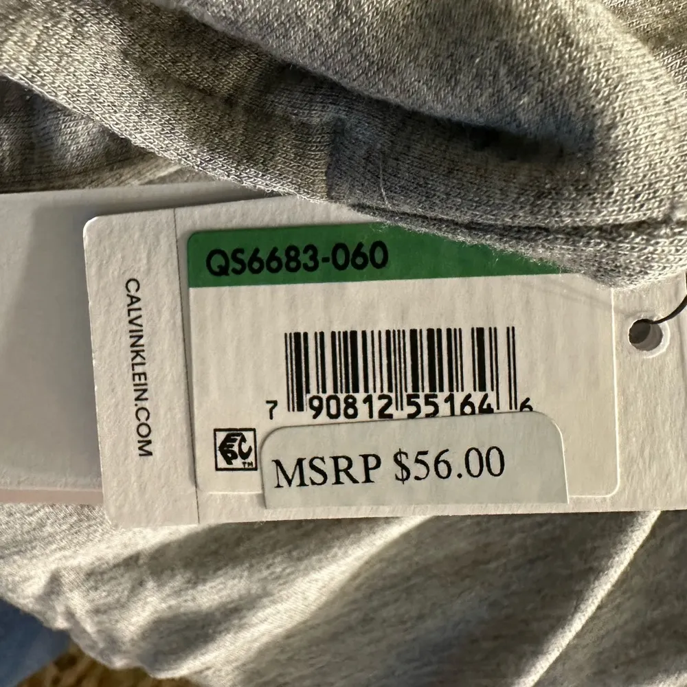 Calvin Klein Sleepwear Gray Pants with 2 side pockets Size L NWT - Image 4