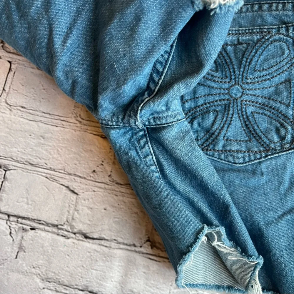 Habitual Denim Jean Cutoffs Shorts Wash Little Darling Womens Size 31 - Image 9