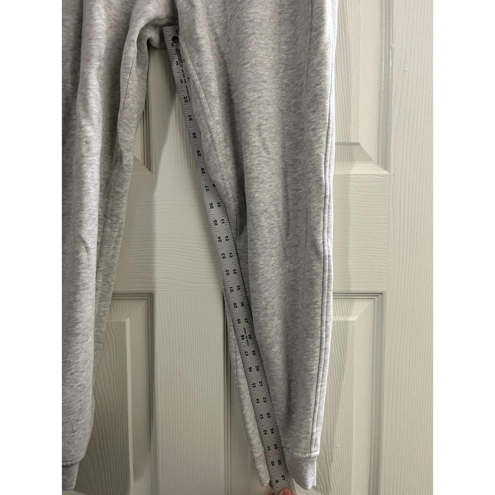 Lululemon Scuba High-Rise Jogger Fleece Size 10 Heathered Core Ultra Light Grey - Image 11
