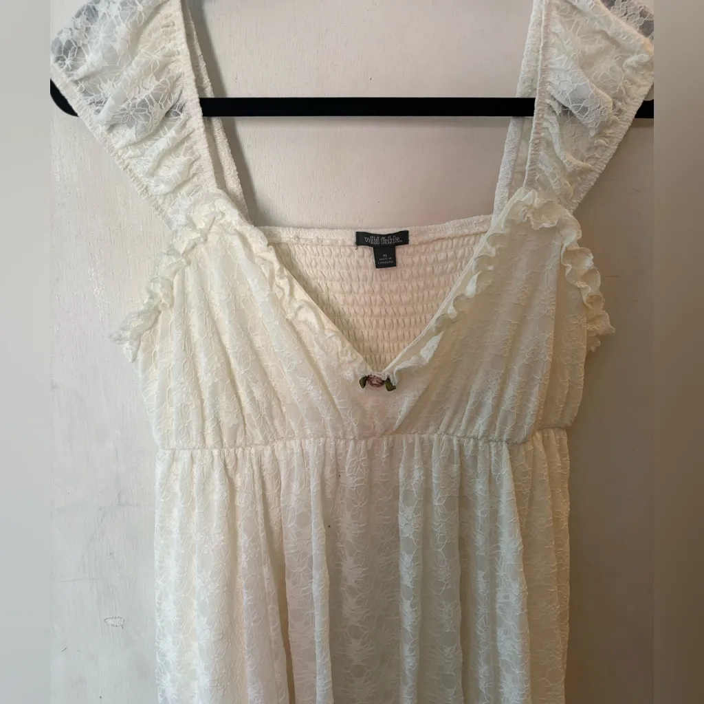 Wild Fable White Sundress Size XL - Image 6