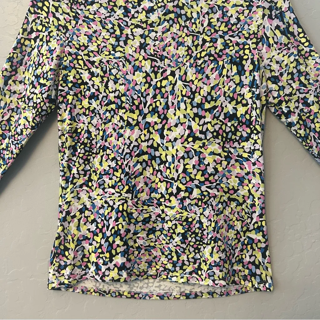 Ted Baker London Normma half sleece flecc multicolor tee size 2 US size 6 - Image 14