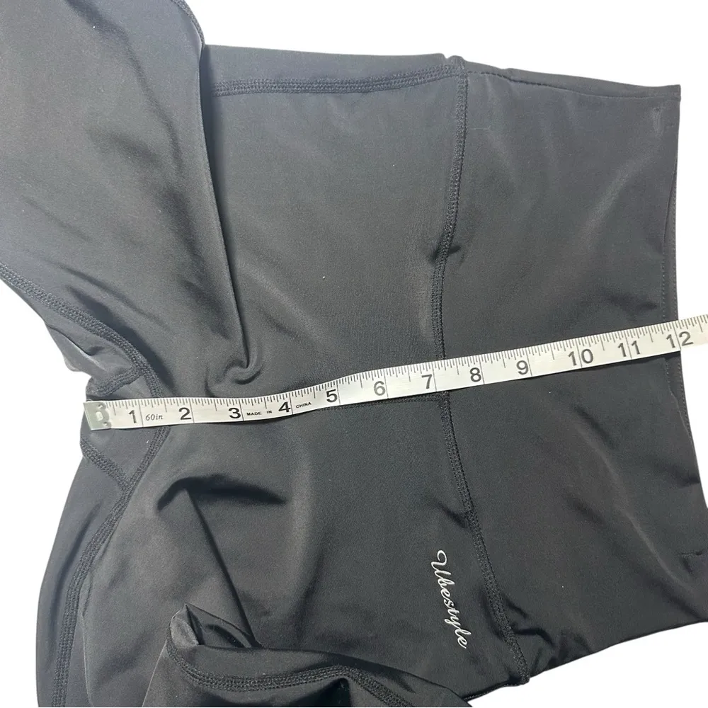 Ubestyle Black Leggings SPF 50 Swim Athletic Water Sports Bottoms XS - Image 5