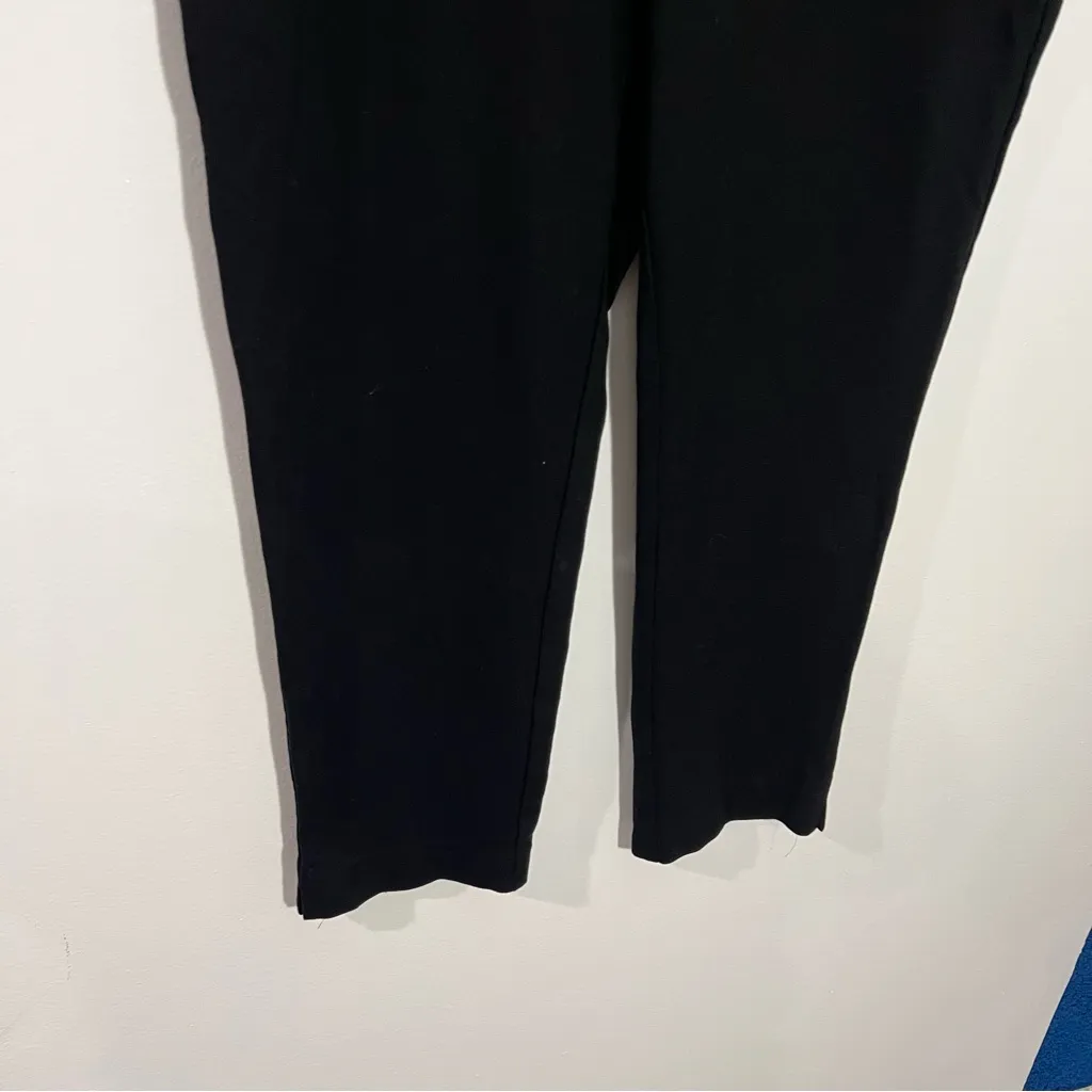 Chico's Ponte Slim Ankle Pants In Black Size 12‎ Chico's Size 2 - Image 7