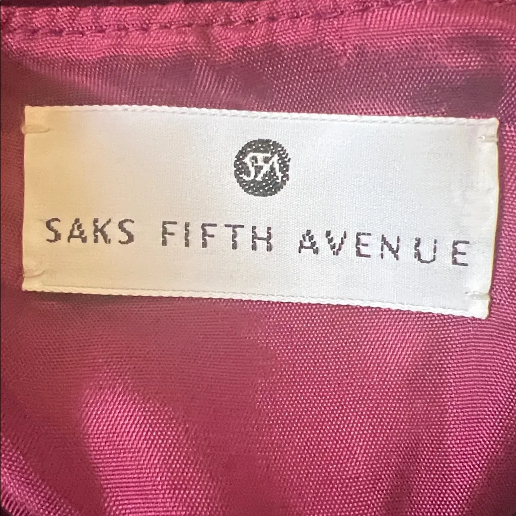 David Fielden Vintage Burgundy Velvet Midi Dress Size 12 Purple - Image 7