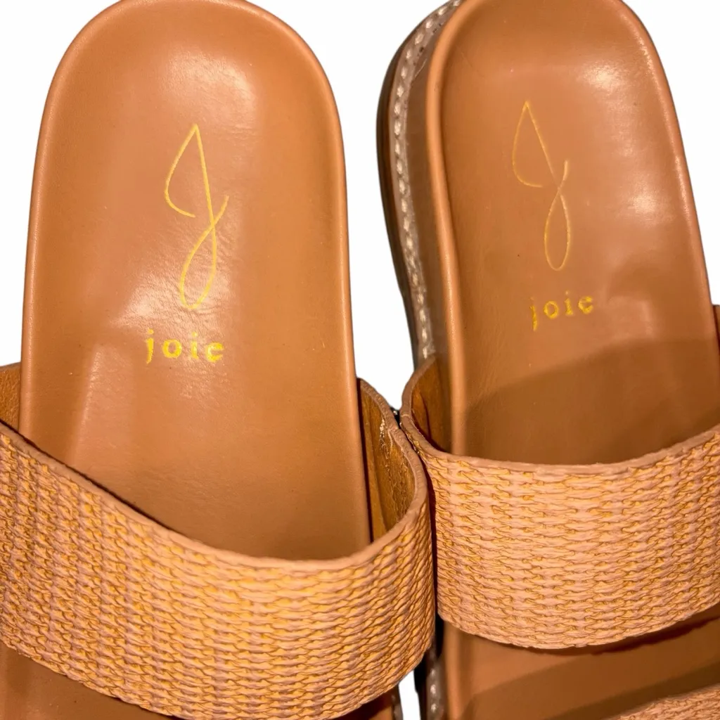 Joie Nimble Brown Woven Slide Sandals Shoes size 7.5 - Image 8