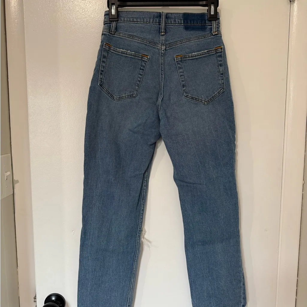 Abercrombie & Fitch curve love The Ankle Straight Ultra High Rise - Image 5