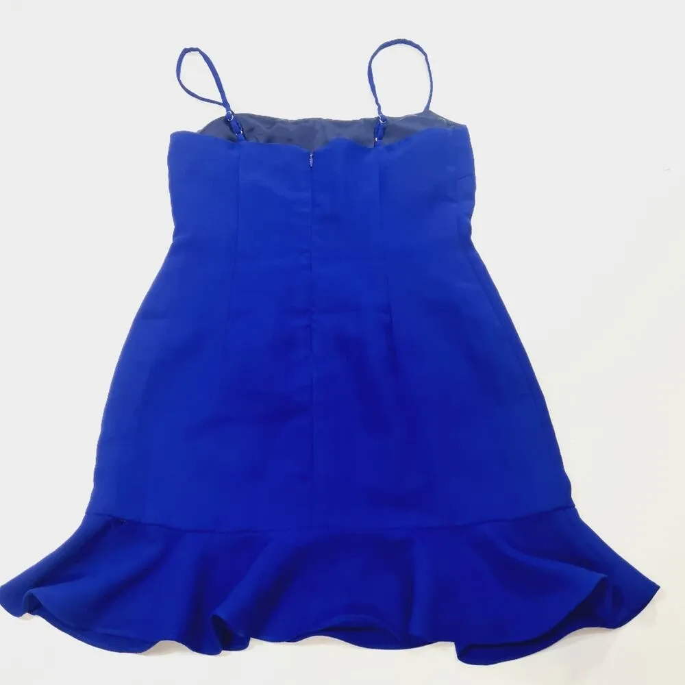 Lovers and Friends Teddy Mini Dress in Cobalt Small - Image 11