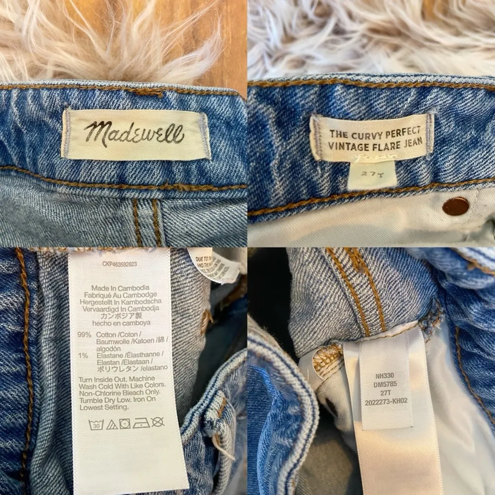 Madewell Tall Perfect Vintage Flare Jeans Light Wash - Image 12