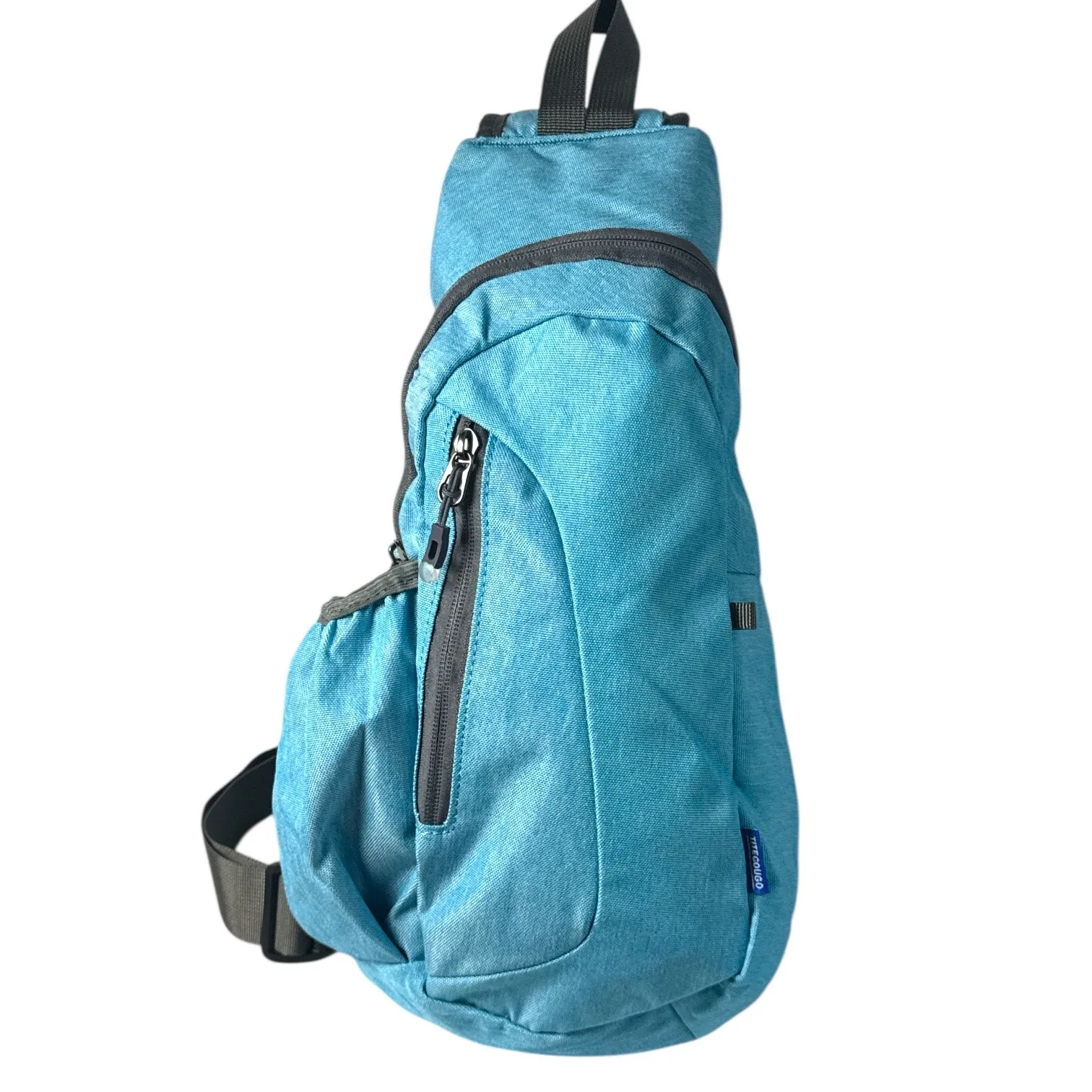 Teal Sling Backpack Crossbody Nylon Travel Daypack NEW without tag Titecougo Blue - Image 2