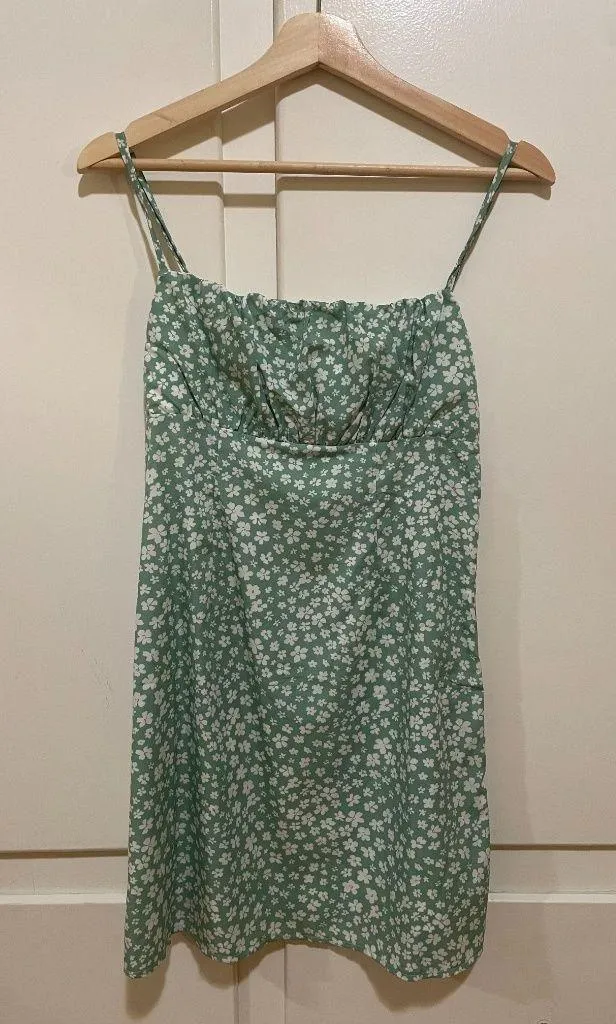 Tallie Green Mini Dress - Image 4