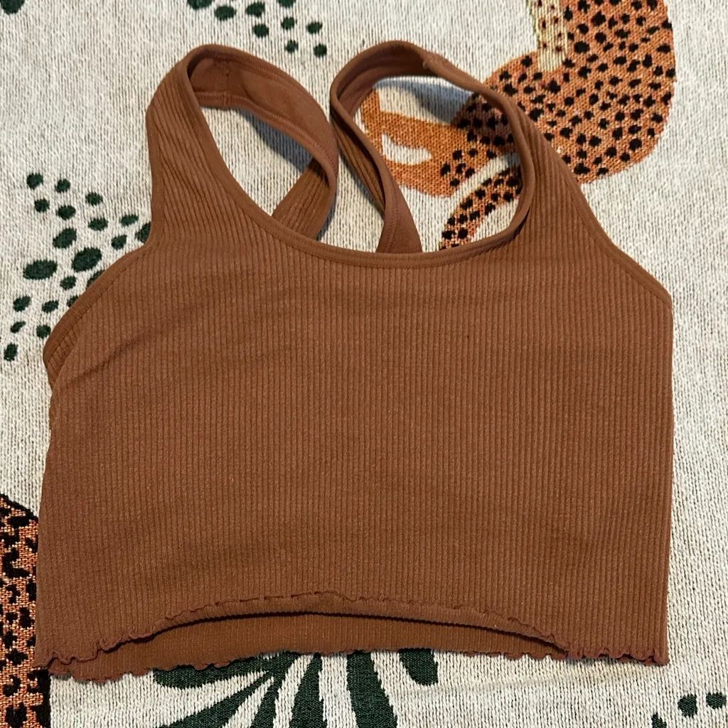 Spiritual Gangster Amor seamless crop tank & love sculpt seamless ruffle legging - Image 4