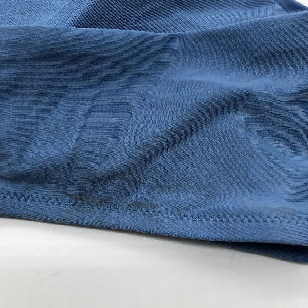 Aerie Womens Blue Halter Bikini Swim Top Keyhole Removable Cups XXL - Image 4