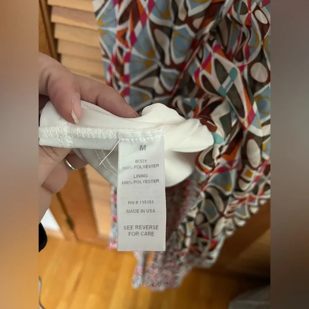 Romeo & Juliet Couture multicolor sheer high-low Maxi Dress in medium - Image 3