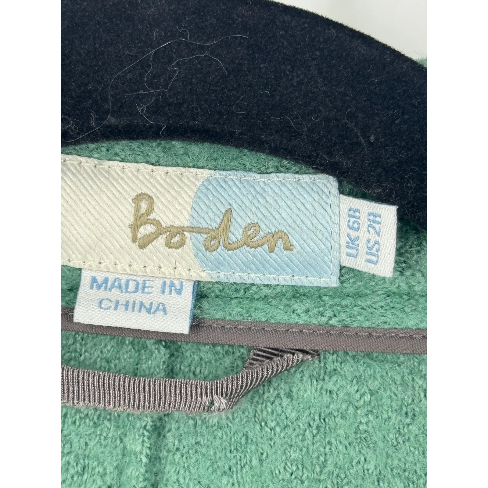 Boden Green Coat Size 2 - Image 3