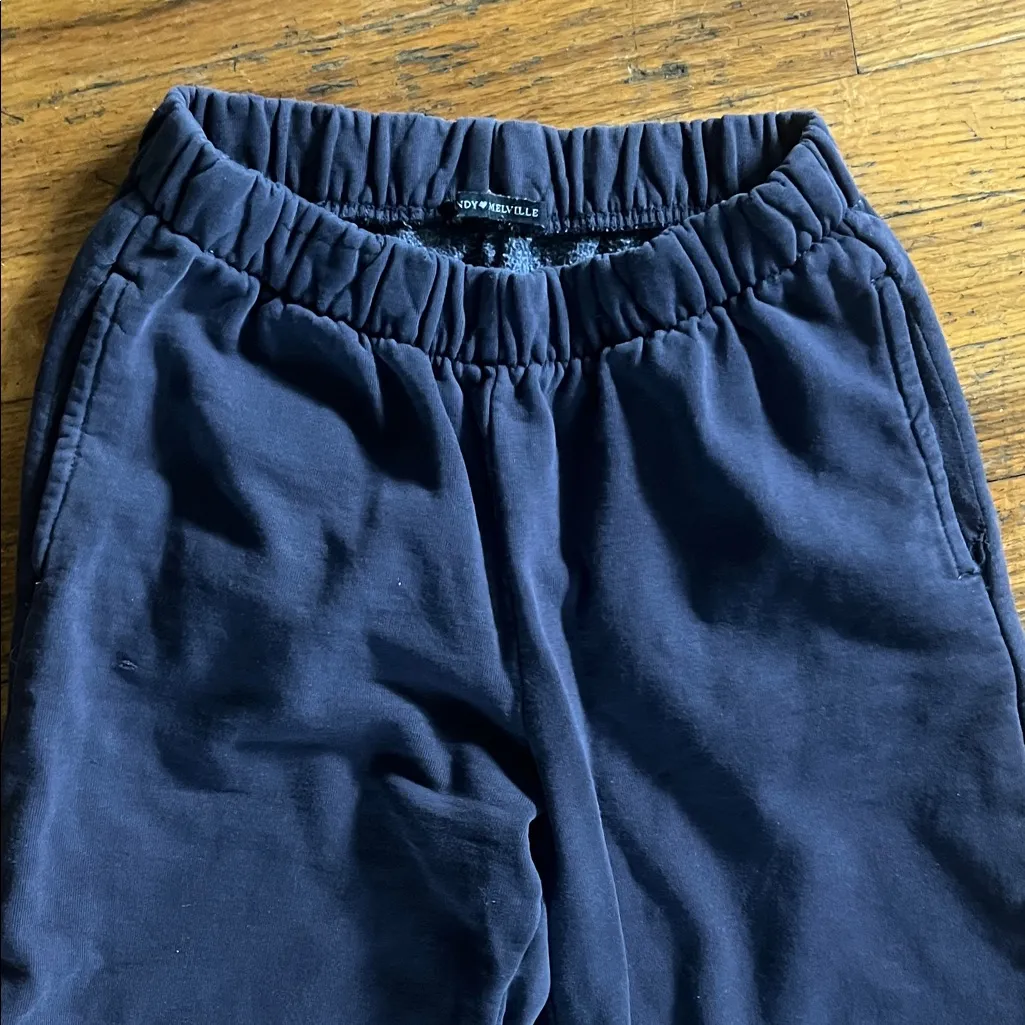 Brandy Melville Dark Blue Sweatpants - Image 2