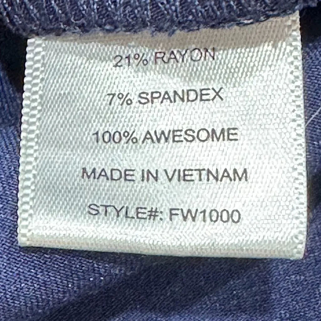 FIGS Catarina One Pocket‎ Scrub Top Navy Medium FW1000 Medical Healthcare Nurse - Image 5