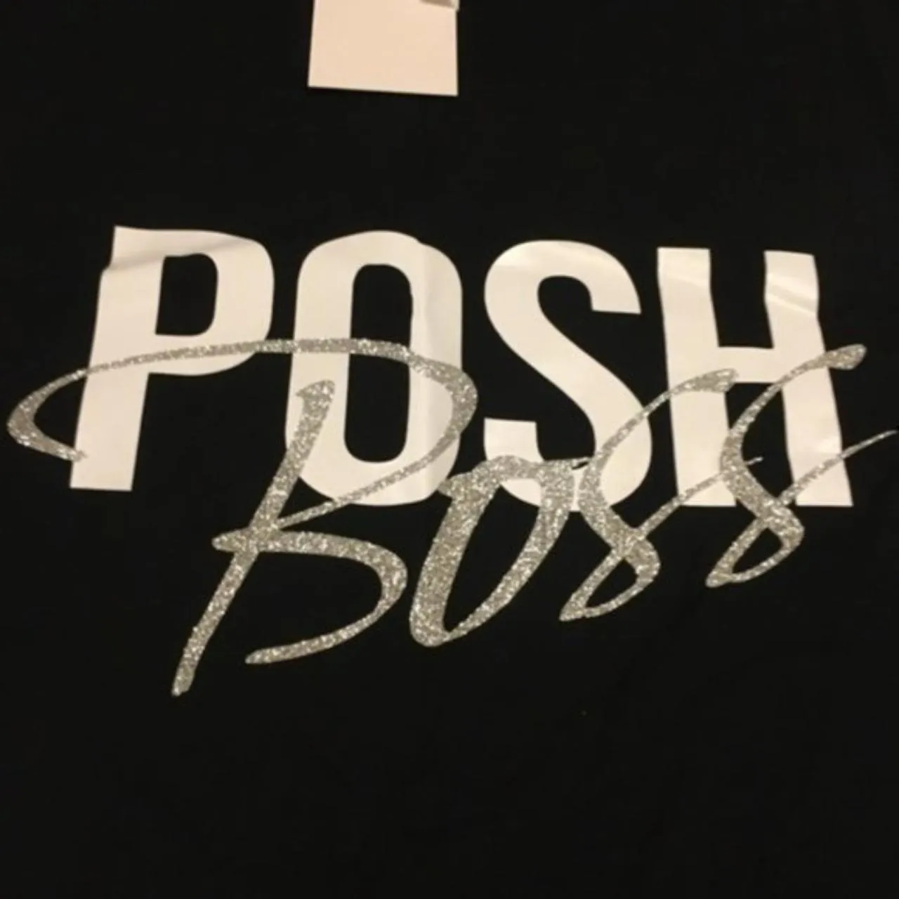 Black Posh Boss Crewneck Tshirt Size XL - Image 6
