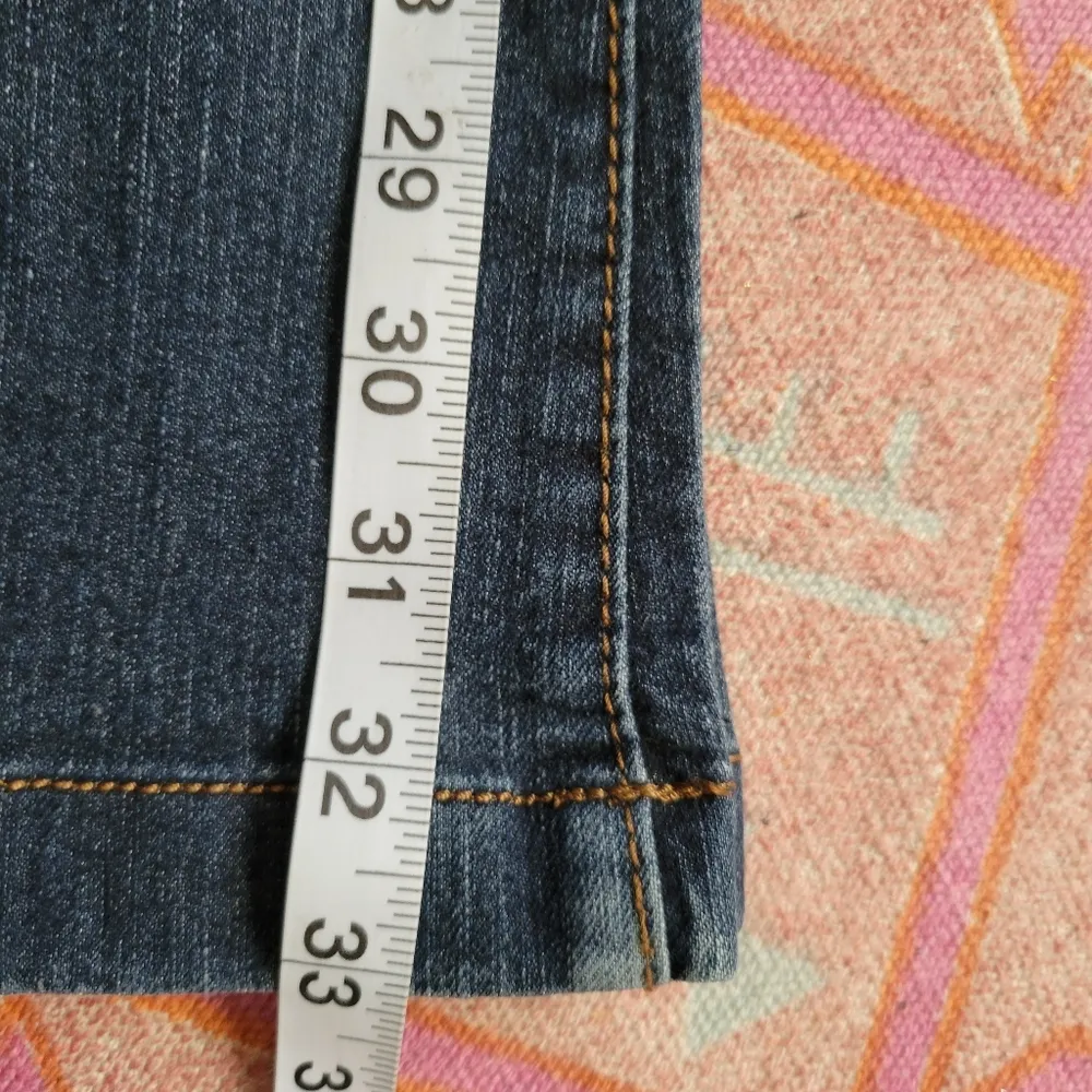 Tommy Girl dark wash midrise wide leg jeans size 9 - Image 11