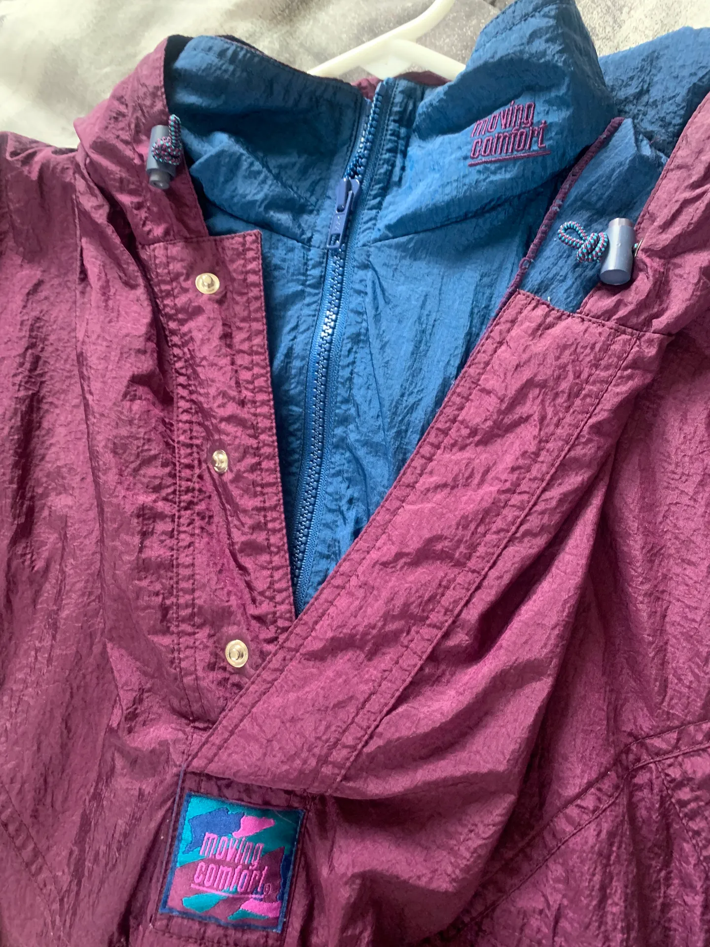 Vintage 90s Windbreaker Jacket Size M - Image 3