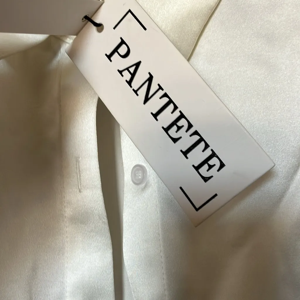 FINAL MARKDOWN Ladies Classic Shirt medium NWT White - Image 4