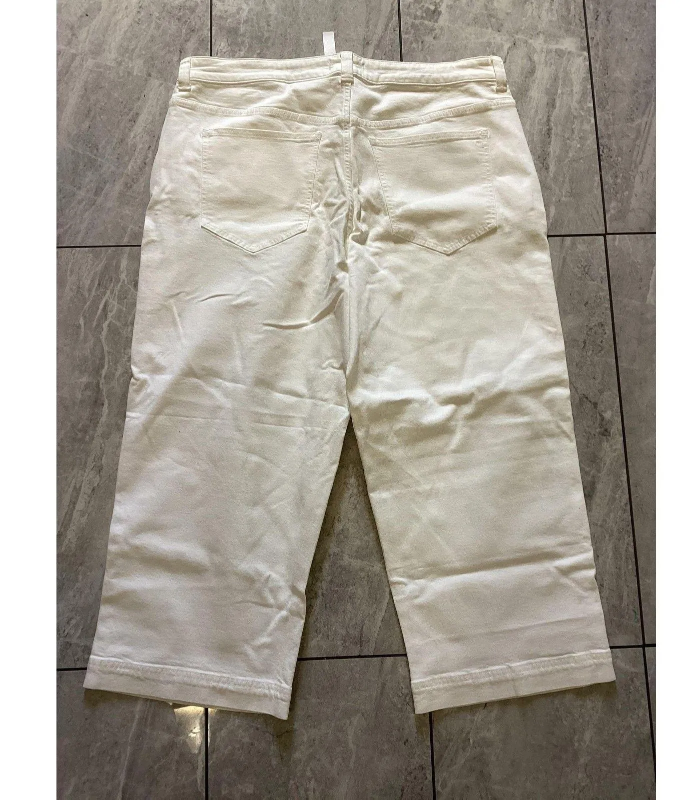 Madewell Flawed Pants 18W Perfect Vintage Wide-Leg Crop Jean High Rise Denim - Image 4