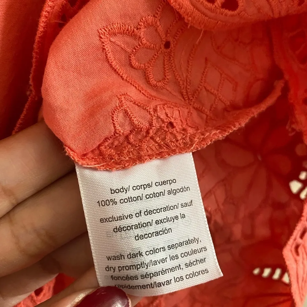 Tommy Hilfiger Coral blouse Size Medium - Image 9