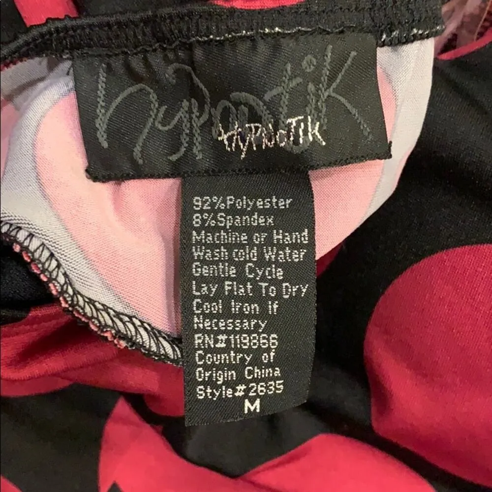 Polkadot Halter Balloon Mini Dress M Black Size M - Image 5