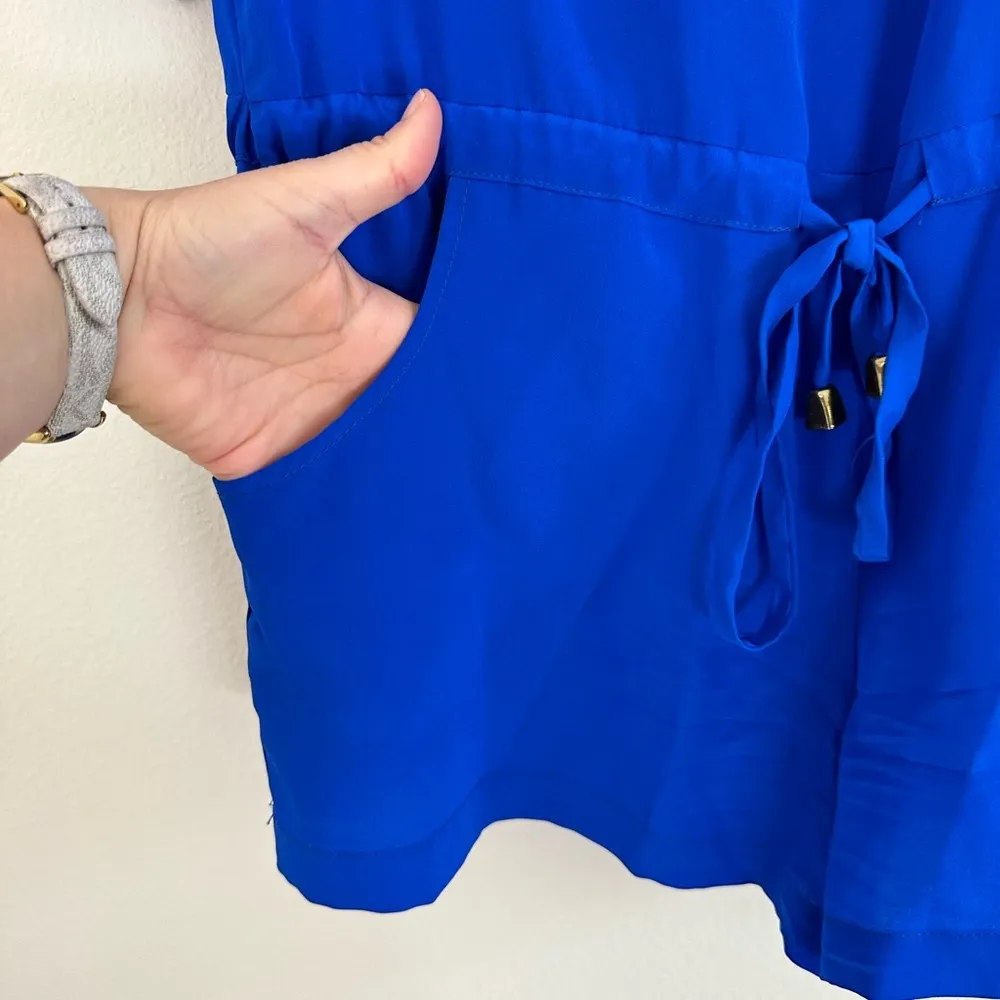 Amanda Uprichard royal blue dressy romper - Image 3