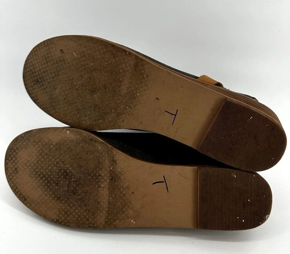 Anthro Gee Wawa Grace Peep Toe Sandals Buckle Ankle Zip Suede Leather Gray 9M - Image 8