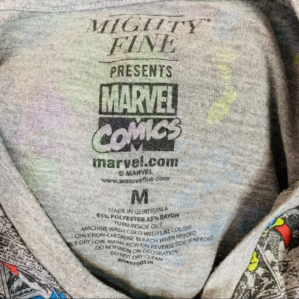 Mighty Fine Marvel Comics Avengers T-Shirt Size Medium - Image 8
