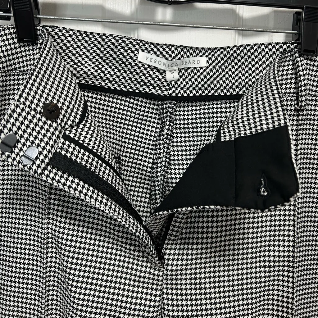 Veronica Beard Black and Gray Checkered Trousers (like new ) - Image 4