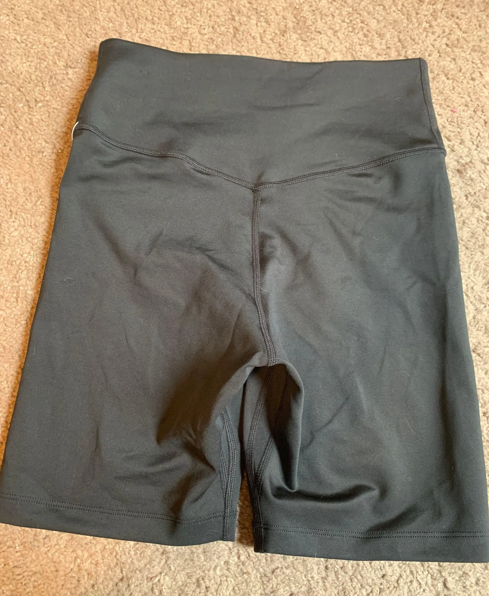 Black Biker Shorts - Image 2