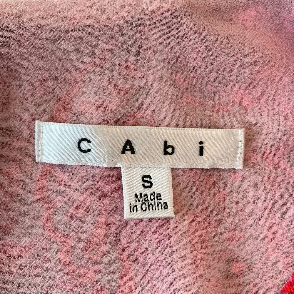 CAbi Pink Jubilee Paisley Tank Top Sleeveless Layered Top Tank Blouse Print - Image 11