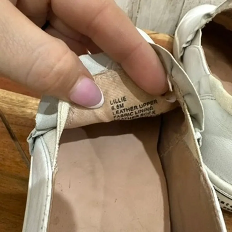 Kate Spade Women's Lillie White Ruffle Slip-On Sneakers Size‎ 6.5 Casual Flats - Image 6