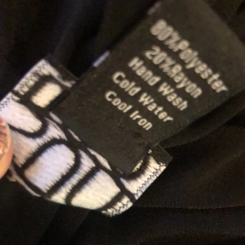 Clara Sun Woo Black Slinky Full Leg Cropped Jumper L Cap Sleeve V Neck Dressy Size L - Image 7