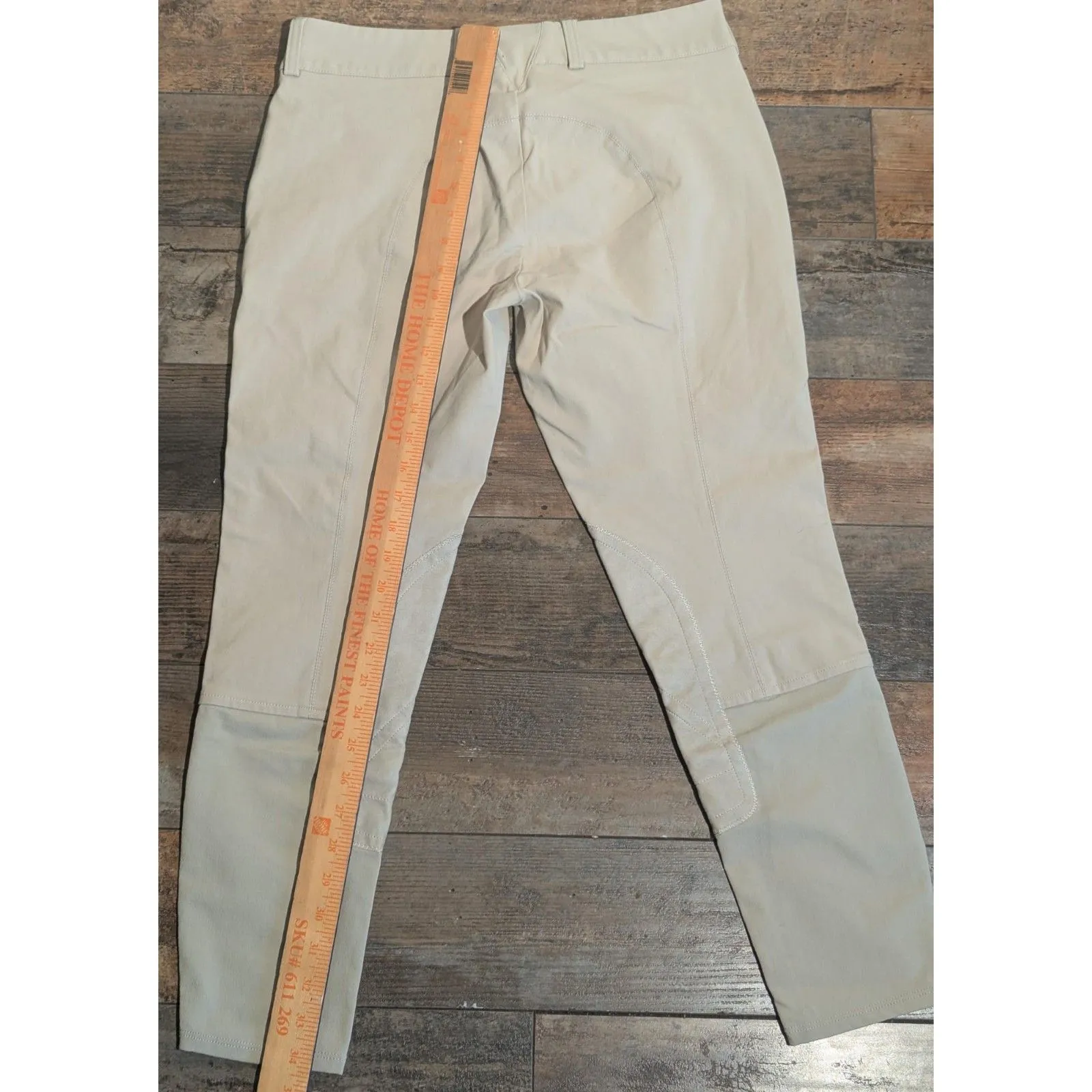 Ariat Pro Series Riding Pants / Breeches - Size US/UK 32R - Tan / Khaki! - Image 6