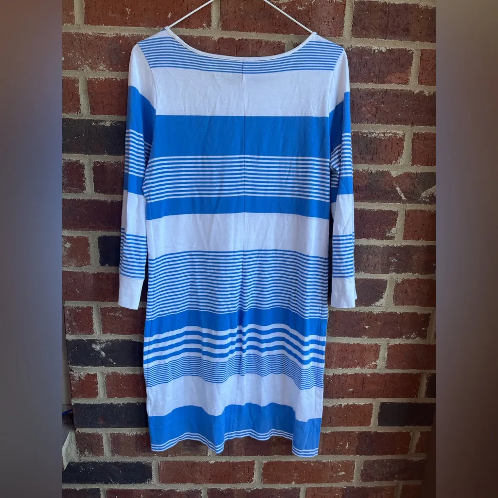 Lilly Pulitzer  Marlowe Pima Cotton Stripe Shift Dress Size Small - Image 7