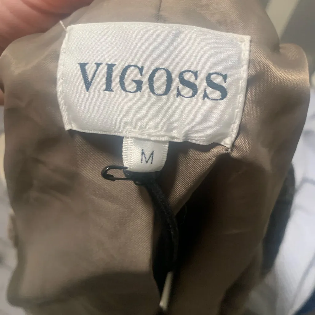 NWT VIGOSS Faux Leather Snakeskin Moto Jacket size Medium - Image 5