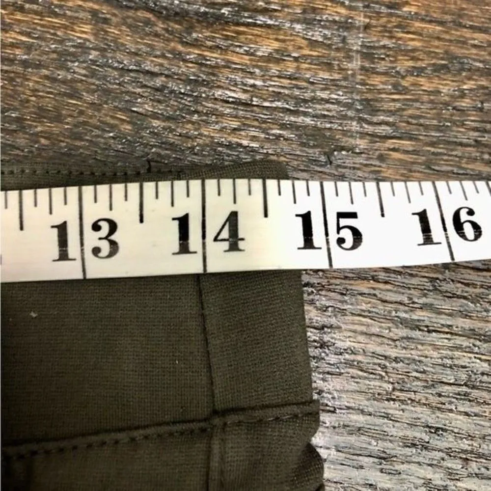 Olive Green Liverpool 4 Petite Pull-on Leggings - Image 7