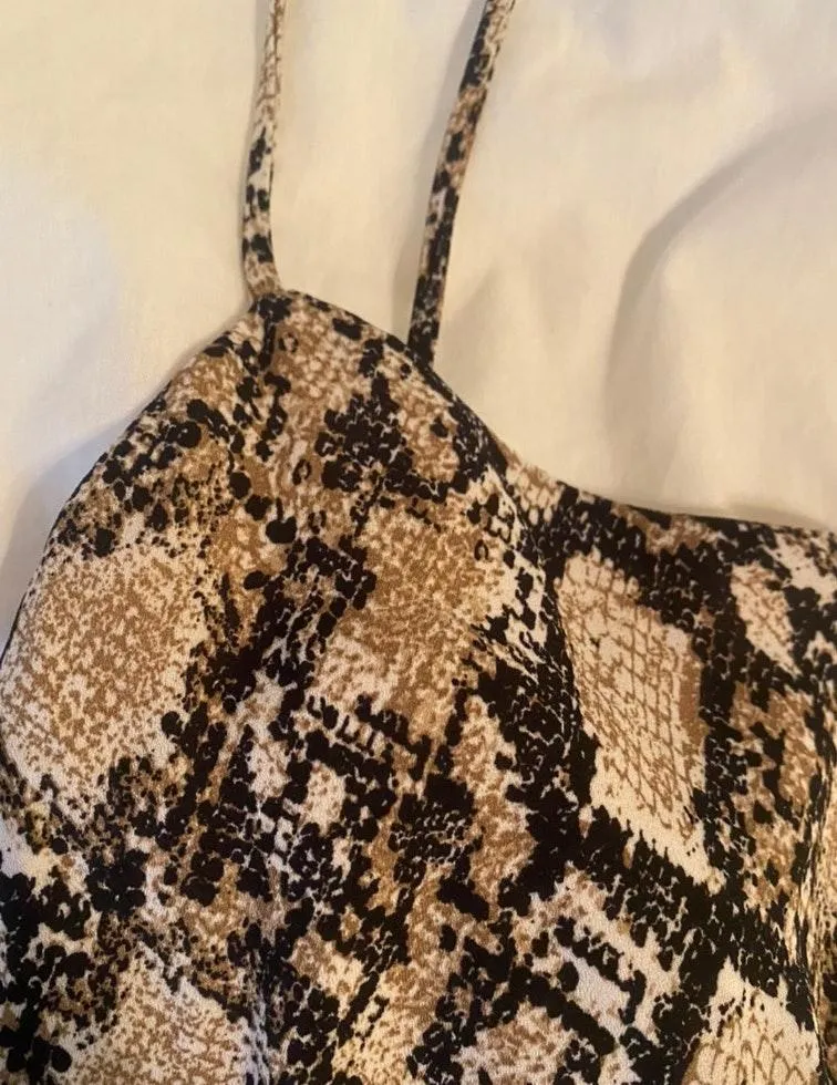 Maurices Mock Front Wrap Snakeskin Tank - Image 4