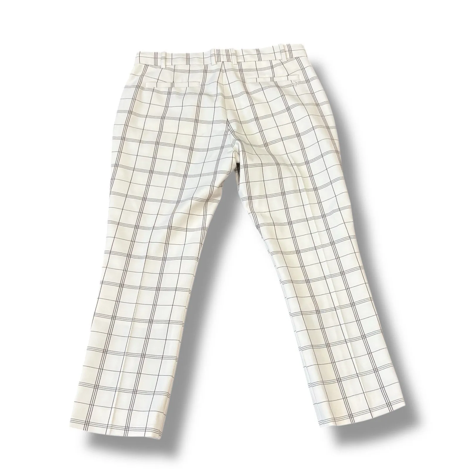 Tory Sport Women’s Size 6 Ivory Checked Ankle Pants Golf - Image 7