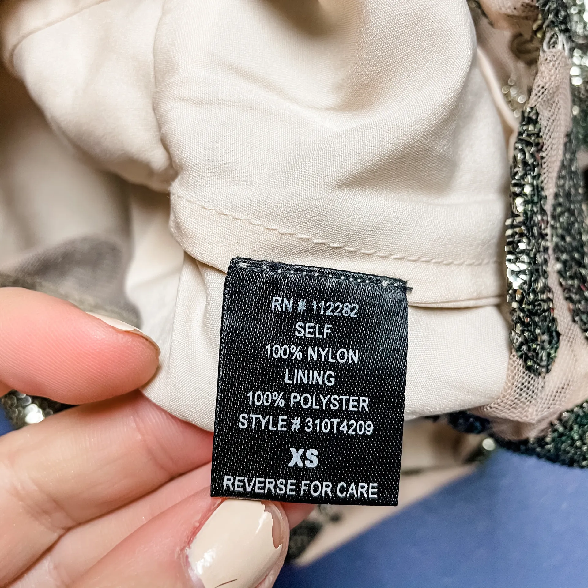 Greylin Sequin Peplum Top - Image 9