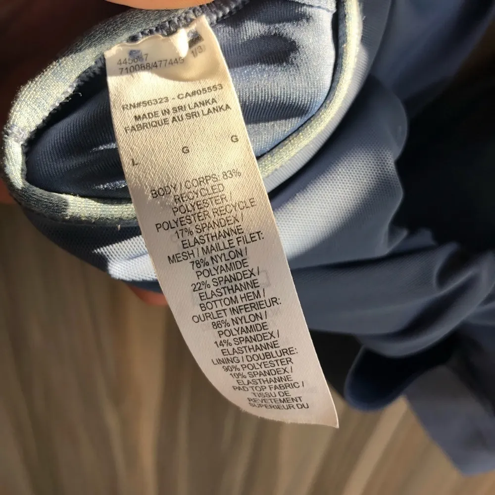 Nike sports bra blue in color size large blue Nike sports bra twist bra workout﻿ - Image 6