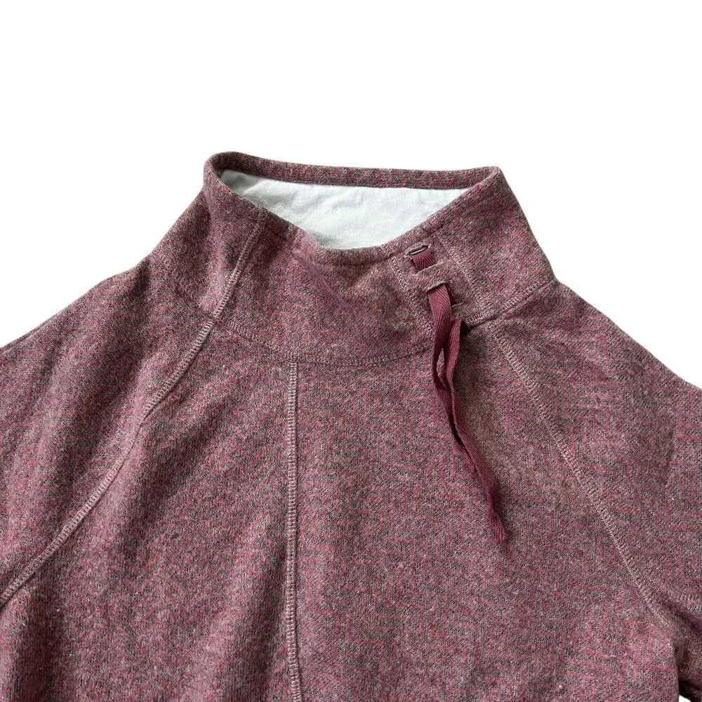 PrAna Light Mauve Mattea Wool Blend Sweater Women Size Large | 27-13 - Image 4