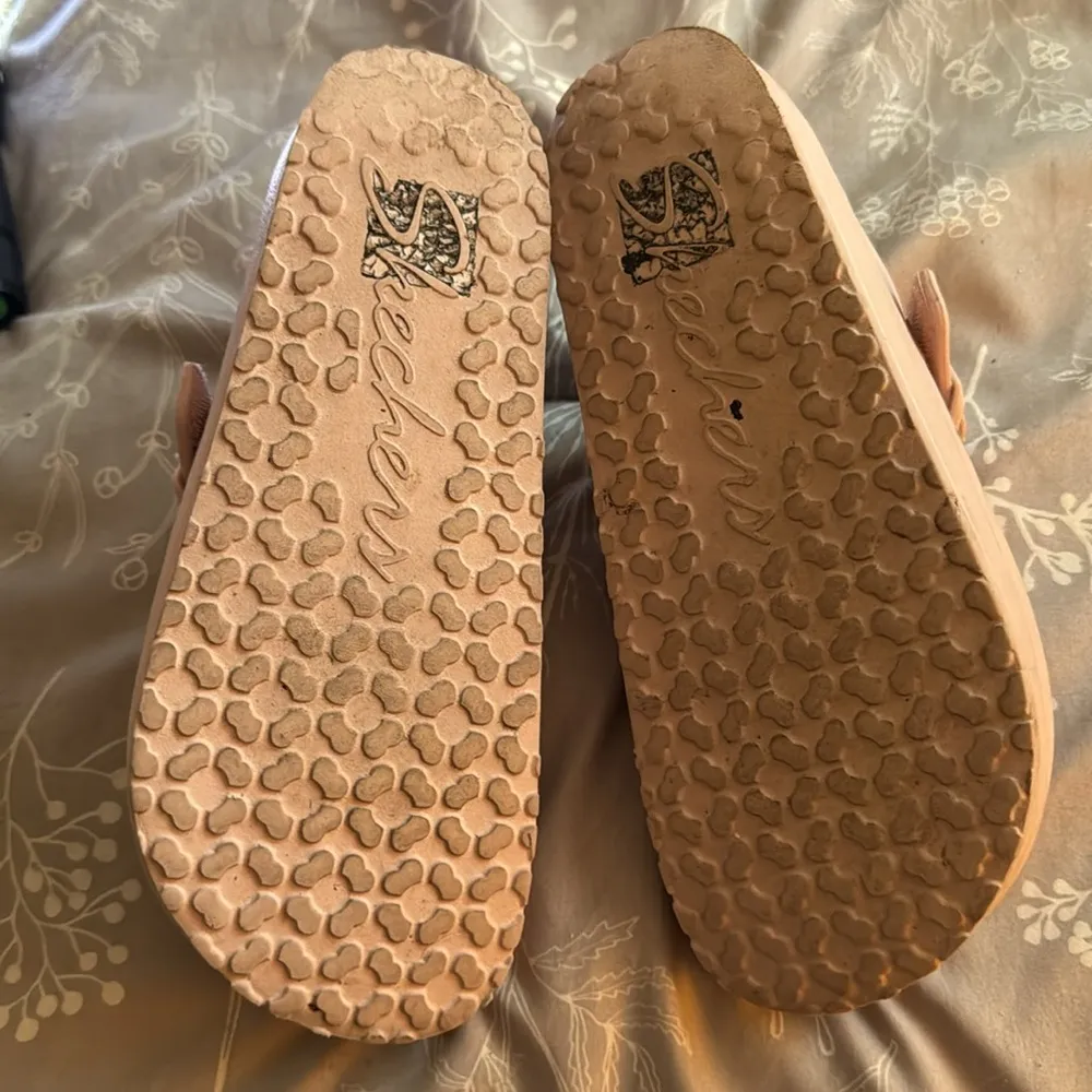 👠🌸Skechers Luxe Foam mules in a dusty pink vegan leather. Size 6 women’s. 👠🌸 - Image 5