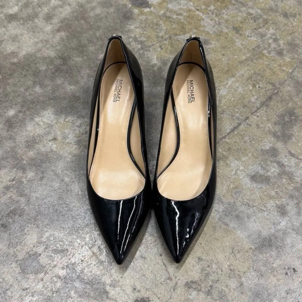 Michael Kors black patent leather pointed heels - Image 3
