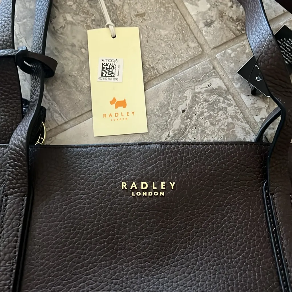 RADLEY London Museum Street Large Open-Top Tote in Dark Brown, NWT - Image 9