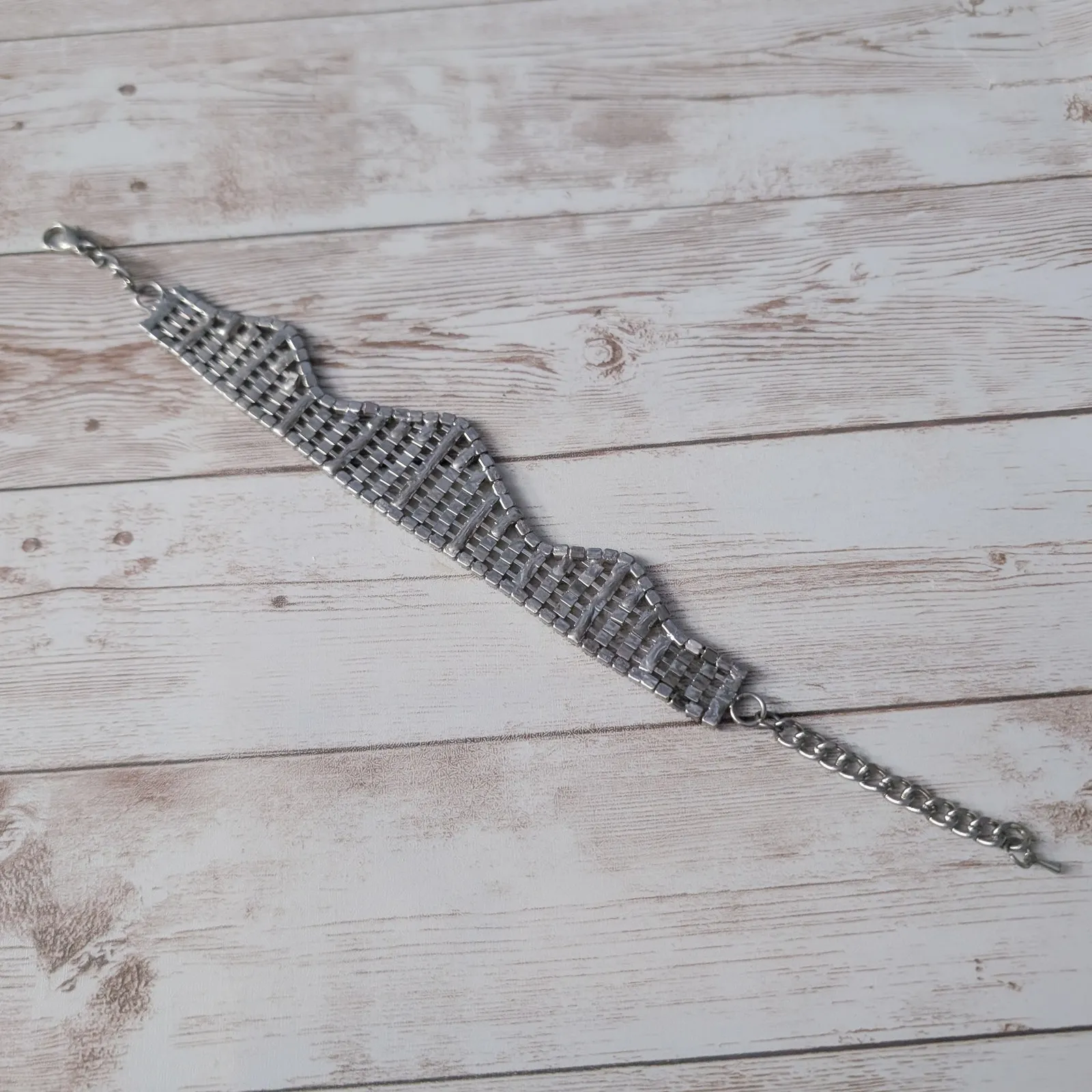 Vintage Bracelet Clear Gems - Image 6