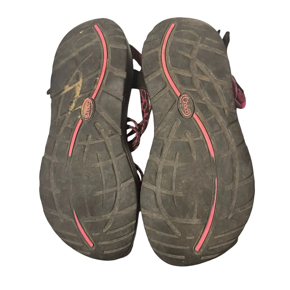 Chaco Womens ZCloud X2 Foliole Magenta Pink Black Sport Sandals Shoes - Image 9