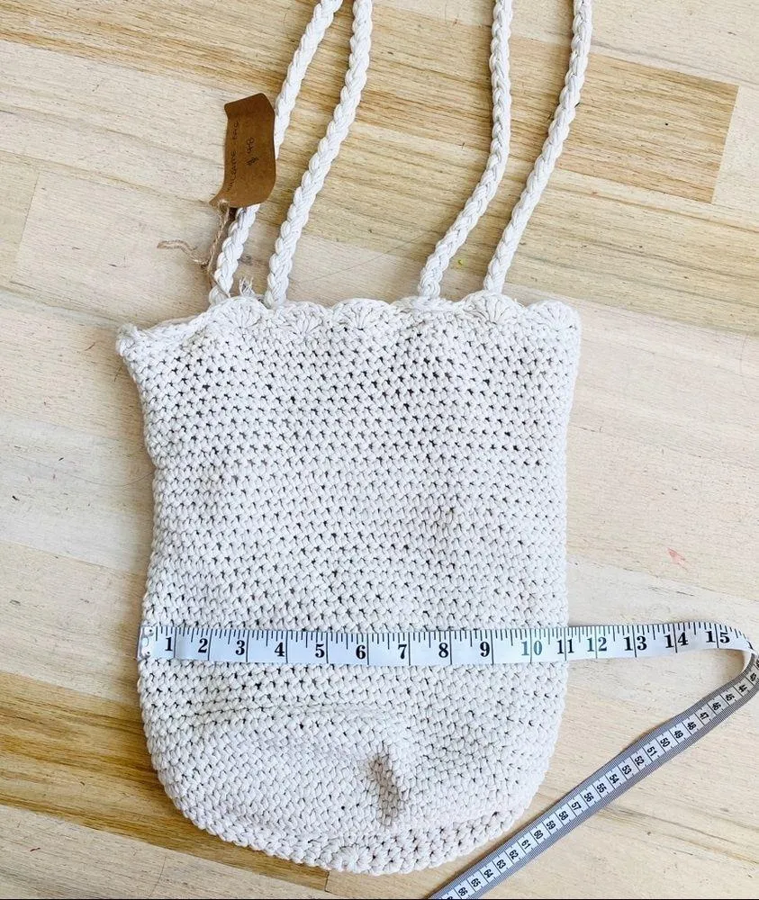 NEW Crochet vintage super cute bag! (very DOEN like!) White - Image 2